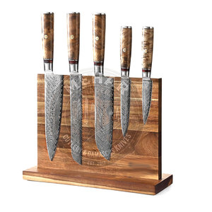 Juego de Cuchillos de Cocina de Damasco de Buena Calidad y Diseño, Juego de Cuchillos de Cocina de Damasco Hechos a Medida a Bajo Precio - Product Image 1