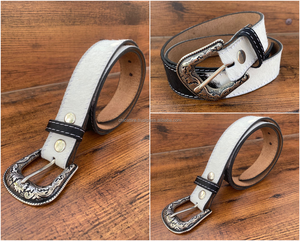 Cinturón de cuero de vaca de lujo de marca famosa para hombre con hebilla adornada extraíble hecho a mano de alta calidad cinturones de cuero de vaca genuino Natural - Product Image 3