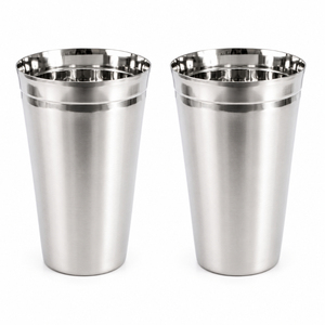 Verres empilables écologiques en acier inoxydable, verres à boire incassables en métal, gobelets en acier premium durables pour une utilisation en extérieur - Product Image 3