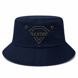 Premium Custom Embroidery Bucket <b>Hat</b> Unisex <b>Navy</b> Blue Cotton Sun Cap Breathable Outdoor Fishermans <b>Hats</b> Wholesale Manufacturer - Product Image 3