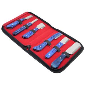 Professional Pet Grooming <b>Tool</b> Kit Stainless Stripping Knives Wooden Handle for Wire Coat <b>Trimming</b> Thinning - Product Image 1