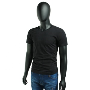 2024 venta al por mayor para hombres Fitness personalizado cuello en V hombres Athletic Fit camiseta deportes camisetas personalizadas camiseta Casual Sexy Blazer camisetas - Product Image 4