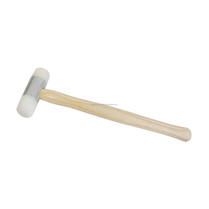 Nylon Hammer with Wooden Handle 1.5 Inch Faces for Jewelry Metal Leather Craft - Product Image 6