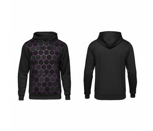 Vente en gros de sweats à capuche personnalisés imprimés par sublimation, fabricant de vêtements de sport, sweats à capuche personnalisés pour équipes, hommes, femmes, jeunes, entraînement - Product Image 2