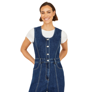 Mono vaquero para mujer, ropa de moda, fabricante mayorista OEM ODM - Product Image 5