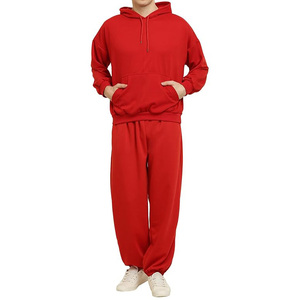 High Demand Hooded Casual Solid Pullover Tracksuit Durable Stitching Fleece Lining Customizable Design High Quality Suppliers - Product Image 3