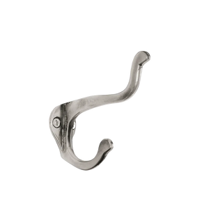 Minimalist Silver <b>Wall</b> Mount Hook Architectural Design Polished Stainless Steel Single Robe Hook Designer Hardware for Entryway - Product Image 4
