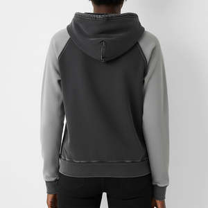 เสื้อฮู้ดดี้ผู้หญิงแฟชั่นใหม่หลากสี ผ้าฝ้าย 100% เนื้อหนา GSM ทรงหลวมไหล่ตก ล้างสีแบบแอซิดวอช ทรงเข้ารูป - Product Image 6