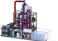Ligne de raffinage du sel industriel 5TPH avec pompe |   Cristallisoir à circulation forcée sous vide entièrement automatisé |   Purification du sel marin