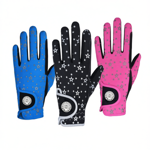 Gants d'équitation personnalisés en sublimation, respirants, en tissu extensible, paume en similicuir, impression silicone, fermeture auto-agrippante - Product Image 2