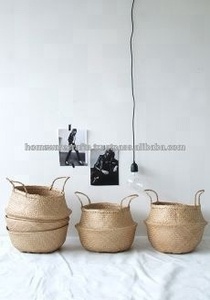 Foldable <b>Belly</b> Seagrass <b>Baskets</b>, Plant <b>Baskets</b>, Plant Pots, Home Storage Vietnam Natural Woven Home and Gardens Products - Product Image 6