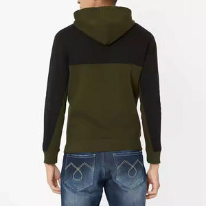 Sweats à capuche unisexes tendance pour homme Hiver 2026 – Durables, respirants, en polyester/coton de haute qualité, design OEM personnalisé, couleur olive unie - Product Image 3