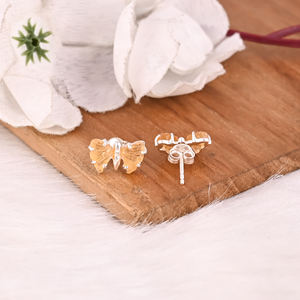 Amazing 925 <b>Sterling</b> <b>Silver</b> Tourmaline <b>Stud</b> <b>Silver</b> Earrings For Women Handmade Designer <b>Silver</b> Plated Earrings Jewelry - Product Image 5