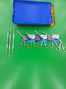 Conjunto de Instrumentos Quirúrgicos ORL |   Juego de 10 Instrumentos de Endoscopia Sinusal FESS de Acero Inoxidable, Instrumentos Manuales de Ligadura, ISO13485 - Product Image 4