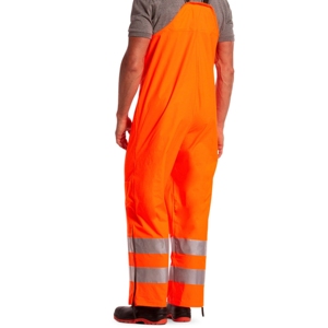Custom Hi Vis <b>Waterproof</b> Bib <b>Overalls</b> Reflective Rain Dungarees Men's PVC Safety Bib Pants Industrial Protective Workwear OEM Ma - Product Image 2