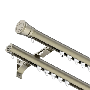 <span class=keywords><strong>Tringle</strong></span> à rideau ronde JINFULONG de 1,2 m, style moderne, en aluminium de haute qualité, <span class=keywords><strong>mini</strong></span>-tension, sans perçage, <span class=keywords><strong>extensible</strong></span> et réglable, écologique - Product Image 2
