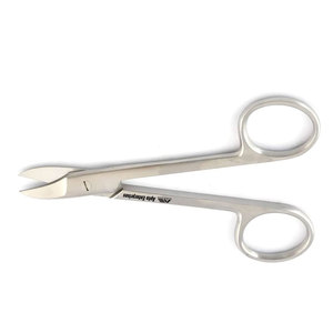 4 Inches Straight Dental Crown <b>Collar</b> Cutting Scissors Stainless Steel for Thin <b>Metal</b> Plastic Rubber Sheet - Product Image 5