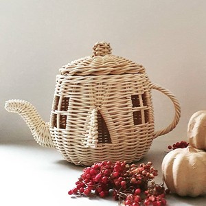 Juguetes ecológicos a precio directo del productor, casa de juegos hecha a mano, casa de muñecas de ratán para niños - Product Image 4