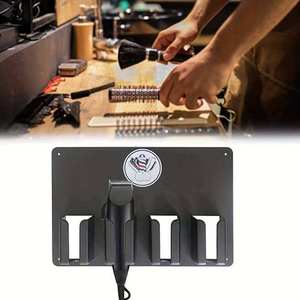 Soporte Profesional para Recortadora y Máquina de Cortar Cabello IKZARSA - Organizador de Metal Resistente para Salón, Soporte para Tijeras y Herramientas de Peluquería - Product Image 4