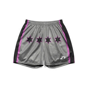 Pantalones Cortos de Baloncesto de Malla con Gráficos de Estrellas al por Mayor, Transpirables, con Cordón, para Entrenamiento Atlético, Ligeros, Ropa Deportiva OEM - Product Image 3