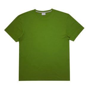เสื้อยืดแขนสั้นผู้ชาย สีน้ำตาลสนิม คอกลม ทรงปกติ ลำลอง ผ้าถัก สีพื้น - Product Image 2