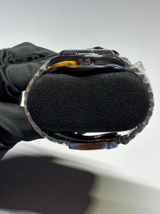 Shyona Luxury Glass Moissanite Stainless Steel Diamond Quartz Water Resistant Dual Display Day/Date Long <b>Battery</b> Life Watch - Product Image 3