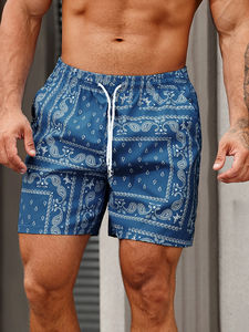 Shorts de plage vintage à fleurs 3D pour enfants, shorts décontractés pour les vacances à Hawaï, shorts d'été légers à séchage rapide, shorts tendance pour garçons - Product Image 6