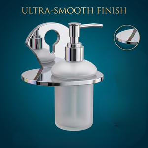 Support mural moderne en acier inoxydable Promixo pour savon liquide, finition chromée, antirouille, pour salle de bain - Product Image 2
