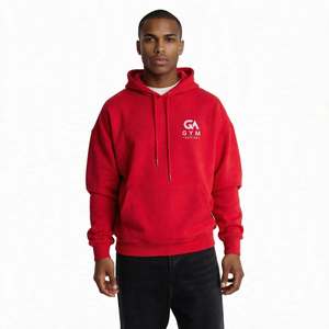 Sweat à capuche d'hiver tricoté 100 % coton respirant 340 GSM pour hommes GYM Active, style le plus récent, couleur unie, personnalisable, vente en gros - Product Image 2