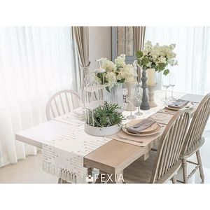 Runner da Tavolo Boho in Macramè da 72 Pollici con Nappe, Decorazione Rustica per Casa e Stanza, Ideale per Sala da Pranzo e Camera da Letto - Product Image 6