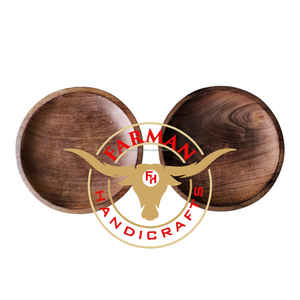 Plateau de table rustique en bois de manguier artisanal de luxe à prix avantageux - Product Image 5