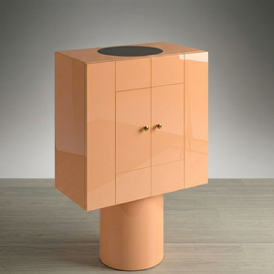 Argmac Modern Luxury Wood <b>Bar</b> Cabinet Panel Design Customizable PU Paint Finish 5+ Compartments Eco-Friendly Durable - Product Image 1