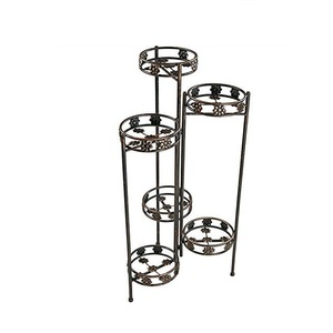 Top Trending Luxury Modern Customized Color Size Shape Metal Iron Indoor Outdoor Home Garden Flower Planter <b>Pot</b> <b>Stand</b> - Product Image 3