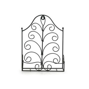 Soporte para Libros de Cocina de Hierro Forjado, Diseño de Alambre, Color Negro, para Decoración de Hogar, Oficina, Sala de Estar - Product Image 3