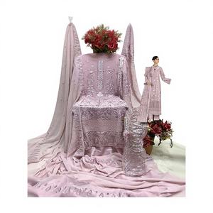 ชุดสัลวาร์ คามีซ ดีไซน์ใหม่ ชุดสัลวาร์อินเดีย ปากีสถาน ชุดสัลวาร์ปากีสถานและอินเดีย ชุดสัลวาร์ คามีซ ปักลายสวยงาม - Product Image 1