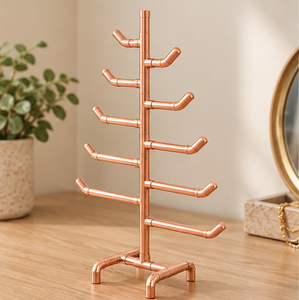 AK laiton Standard cuivre tuyau arbre Design décor de noël article fait à la main pour décor de table/décor de noël Accent - Product Image 5
