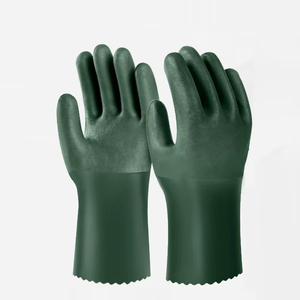 Gants en tricot de qualité supérieure avec paume en latex antidérapante, double enduit, doublure en nitrile double enduit, paume enduite de PVC - Product Image 1