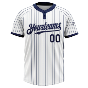 Maillot de softball OEM imprimé par transfert thermique, à deux boutons, 100 % polyester respirant, avec nom d'équipe personnalisé - Product Image 4