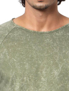 Camisetas de Hombre con Logotipo Personalizado, Lavado Ácido, Diseño de Letras, Transpirables, Ecológicas, de Secado Rápido, 100% Algodón, Corte Regular, Más Vendidas - Product Image 6