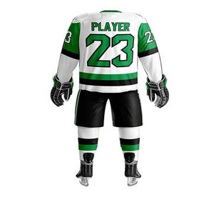 Tenue de hockey sur glace pour jeunes avec nom d'équipe personnalisé de haute qualité, nouveau design, ensembles de qualité supérieure fabriqués au Pakistan, style populaire et nouveau - Product Image 6