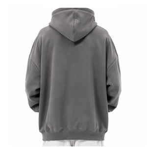 Vente en gros de sweats à capuche surdimensionnés personnalisés, à épaules tombantes, en coton lourd, unisexe, streetwear, fabricant de vêtements OEM ODM, marque privée - Product Image 3