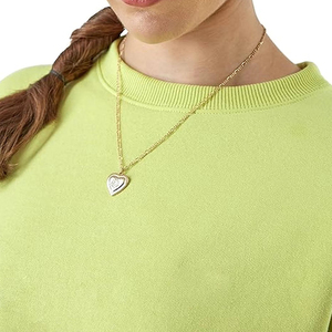 Pull-over en tricot pour femme, col rond, épais, chaud, 100% coton, écologique, tendance, en solde - Product Image 4