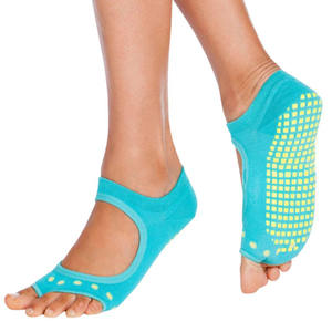 Calcetines de Ballet Antideslizantes, Calcetines de Danza sin Dedos con Logotipo Personalizado, Fábrica JZVINA, Calcetines Cortados para Mujer para Pilates y Yoga, con Agarre Superior Certificado - Product Image 6