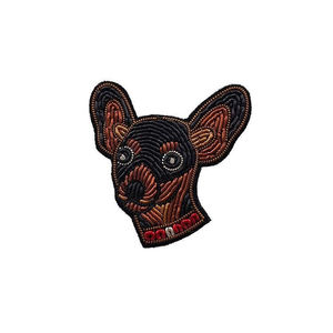 Parche Bordado Personalizado de Alta Calidad al por Mayor de Fábrica, Material de PVC/Goma, Apliques de Encaje Termoadhesivos para Hombre - Product Image 3