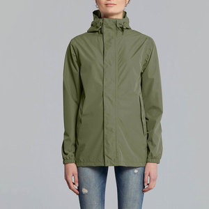 เสื้อแจ็คเก็ตกันลม/ไนลอนคุณภาพสูงแบบลำลองที่กำลังเป็นที่นิยม ปรับแต่งได้ตามต้องการ ระบายอากาศได้ดี กันน้ำ ราคาขายส่ง - Product Image 1