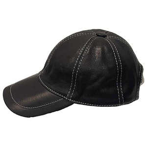 Gorras de Béisbol de Cuero, Gorras de Aviador Ajustables de Piel de Oveja, Unisex, Precio Razonable, Alta Calidad, Servicio OEM - Product Image 1