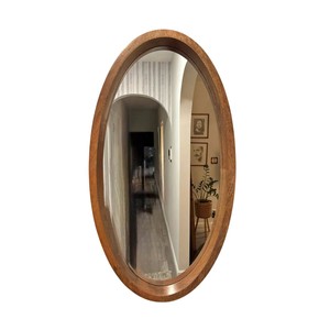 Espejo Decorativo Rectangular de Madera Maciza con Acabado Natural para Decoración del Hogar y Hoteles a un Precio Razonable - Product Image 4