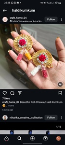 ชุดที่วางข้าวหอมมะลิและโรลีชวาล งานฝีมือประณีต คู่สวยงาม เหมาะสำหรับพิธีติลัก งานแต่งงาน หรือเป็นของขวัญในเทศกาลต่างๆ - Product Image 2