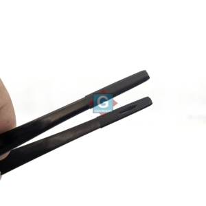 Pinzas de Precisión de Acero Inoxidable, Corte Baguette Cónico, Herramienta de Joyería de Alta Calidad, Posición de Bloqueo Ajustable, Gris - Product Image 4