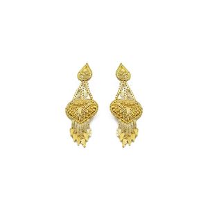 ชุดเครื่องประดับเจ้าสาวแบบยาวสไตล์ดูไบ ชุบทองไมครอน 14K18K24K ขายส่ง ดีไซน์แบบดั้งเดิมของตุรกี ชุดเครื่องประดับแฟชั่น - Product Image 6